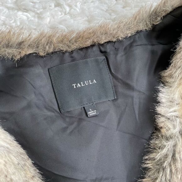 Talula Fsux Fur Open Style Vest - Picture 2 of 5